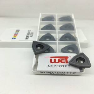 WCMT แทรกเหล็กกล้ากลึง, สแตนเลส, เหล็กหล่อ, โลหะผสมอลูมิเนียม, ทองเหลือง